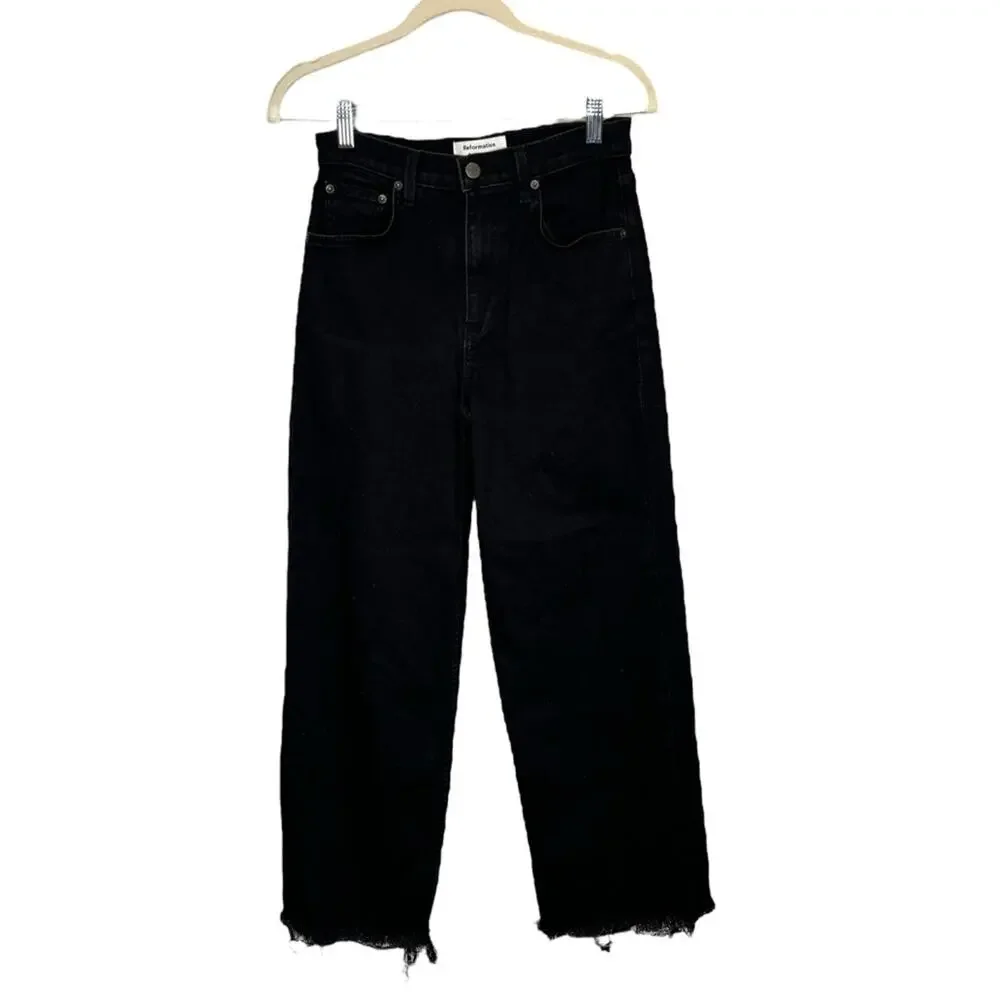 Reformation Emma High Rise Wide Leg Jeans